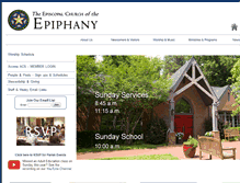 Tablet Screenshot of epiphany.org